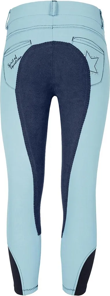 Pantalon d'équitation pour cours en club Busse SPIRIT-STAR aqua 164