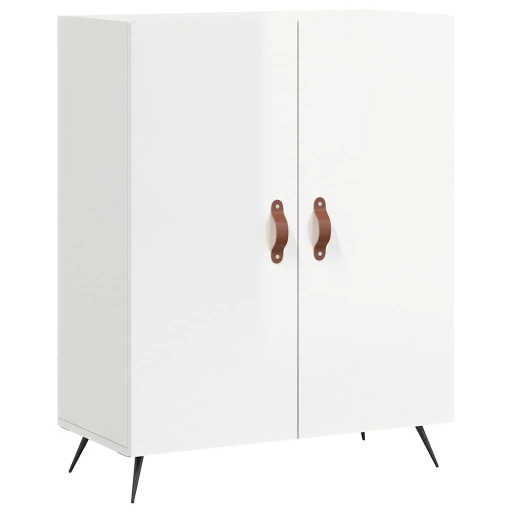 Madia SYFAX™ Bianco Lucido 90cm - Mobile Moderno Design Multistrato
