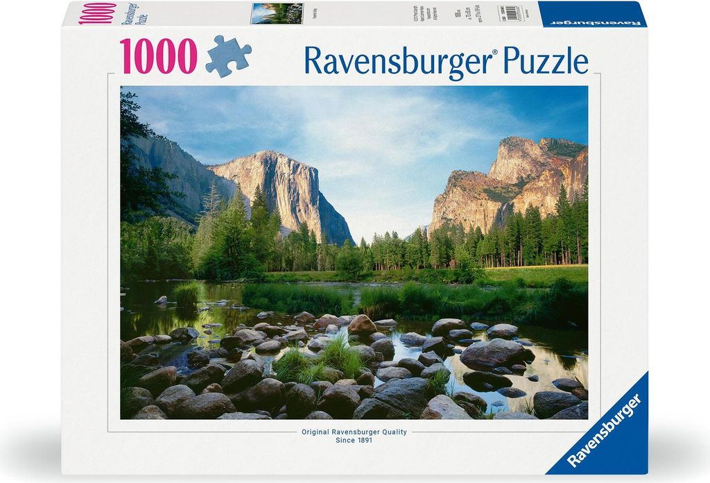 Ravensburger Puzzle 12000648 - Yosemite Valley - 1000 Teile Puzzle für Erwachsene und Kinder ab 14 Jahren
