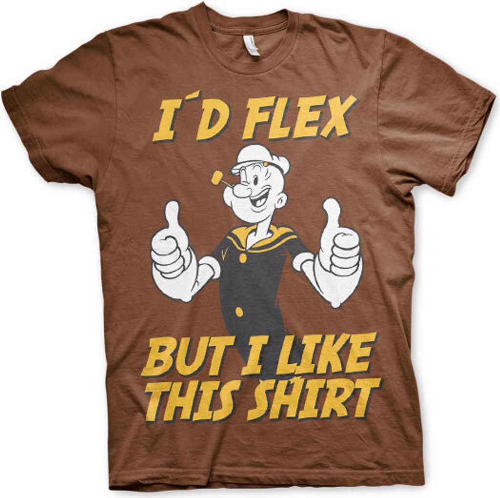 Popeye - Id Flex T-Shirt - X-Large - Brown