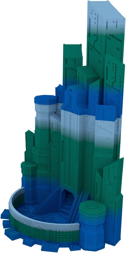 Fates End Würfelturm Cybercity schwarz für Tabletop & Rollenspiele