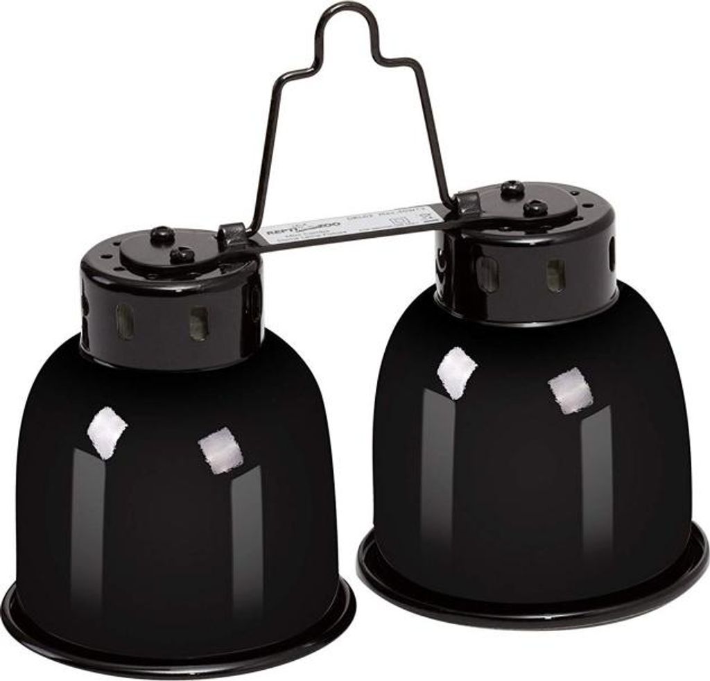Repti-Zoo Podwójna Lampa na żarówki 2 x 40W Repti-Zoo Zdjęcie produktu 