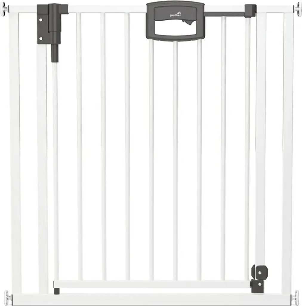 Barrière Sécurité Enfant sans Perçage Geuther Easylock Plus Métal Blanc