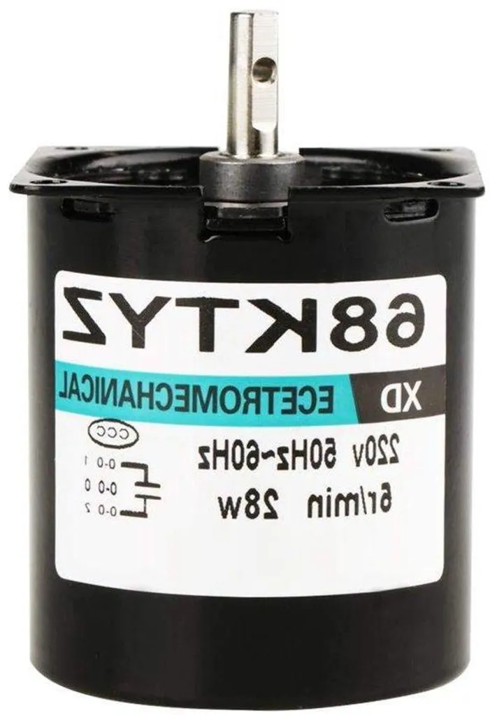 Moteur électrique pour installation de forgeage amateur 220V 28W 80 tr/min