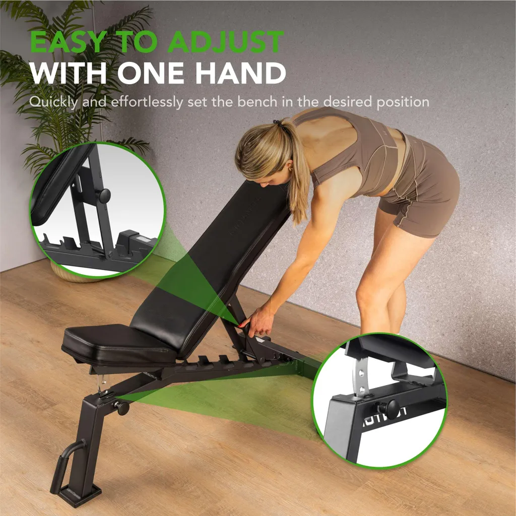 Banc utilitaire Tunturi UB70 - Banc de musculation réglable et robuste - 3