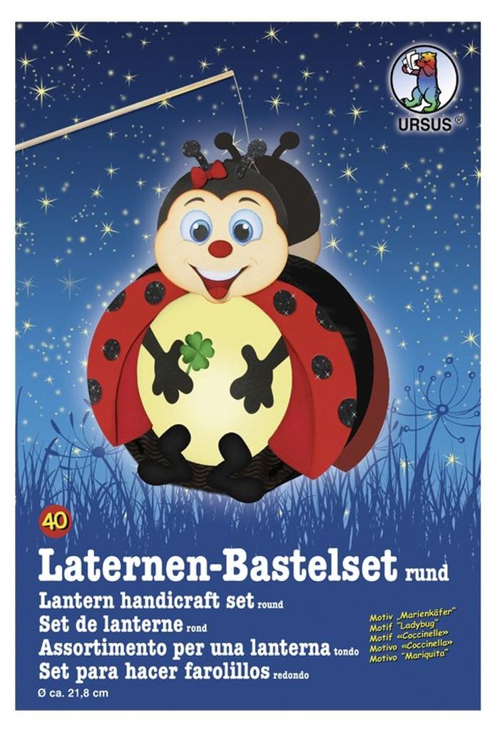 URSUS Laternen-Bastelset "Marienkäfer" Produktbild 