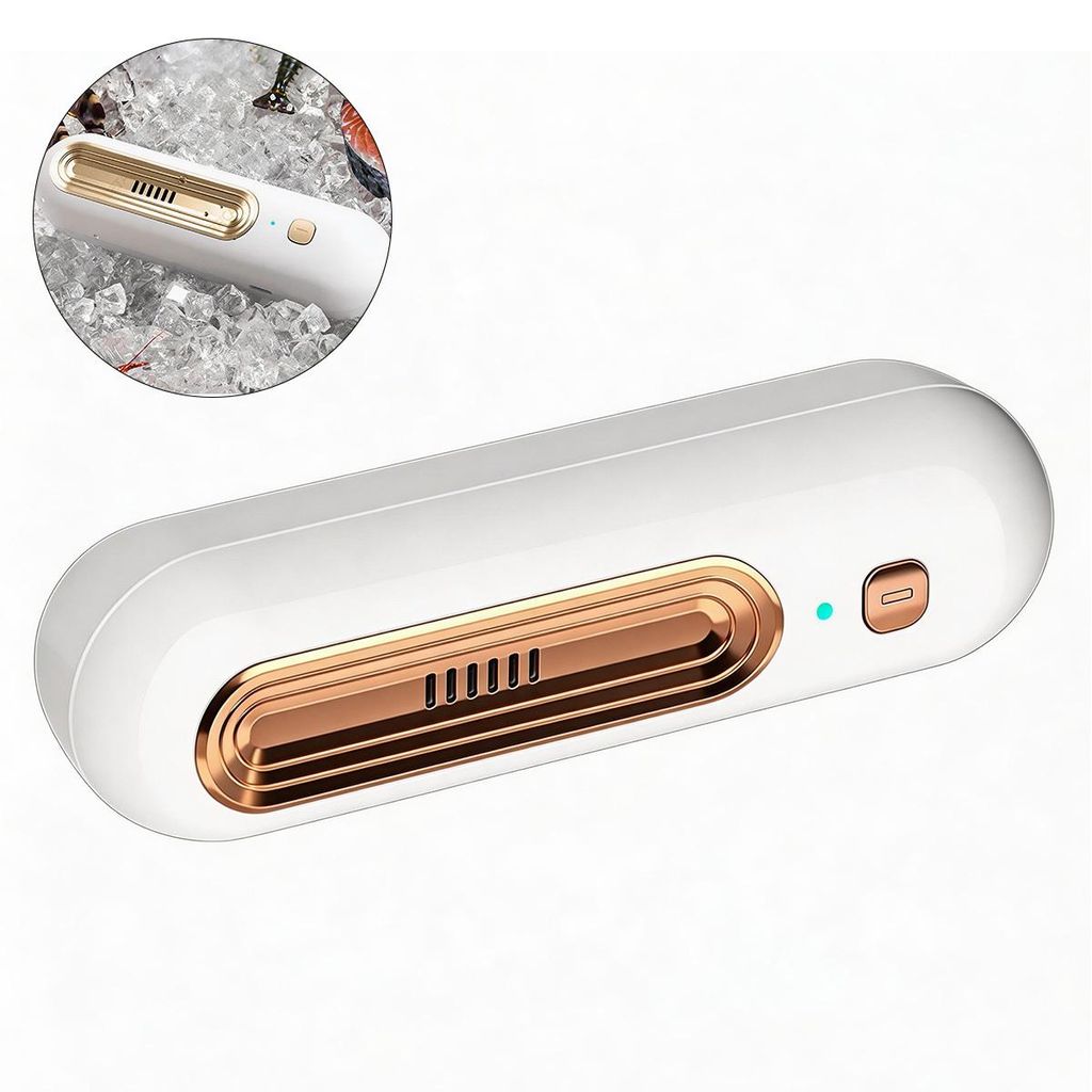 Ozon Geruchsentferner tragbar, Kühlschrank & Schuh Desinfektion, 15mg Ozon, USB wiederaufladbar, antibakteriell, Luftreiniger gegen Gerüche