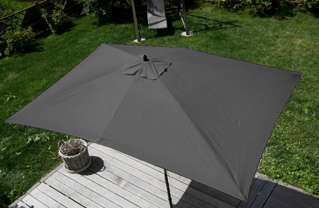 Sonnenschirm Lissabon, Gartenschirm Marktschirm, 2x3m Produktbild 