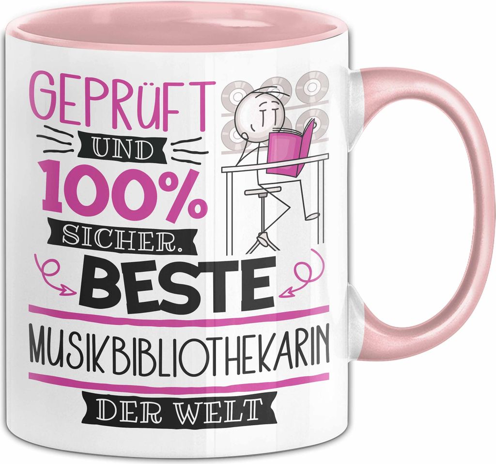 Musikbibliothekarin Geschenk Becher Tasse Gott Schuf Alle Menschen Gleich Nur Die Besten Durfeten Musikbibliothekarin Werden Geschenkidee Lustig (R...