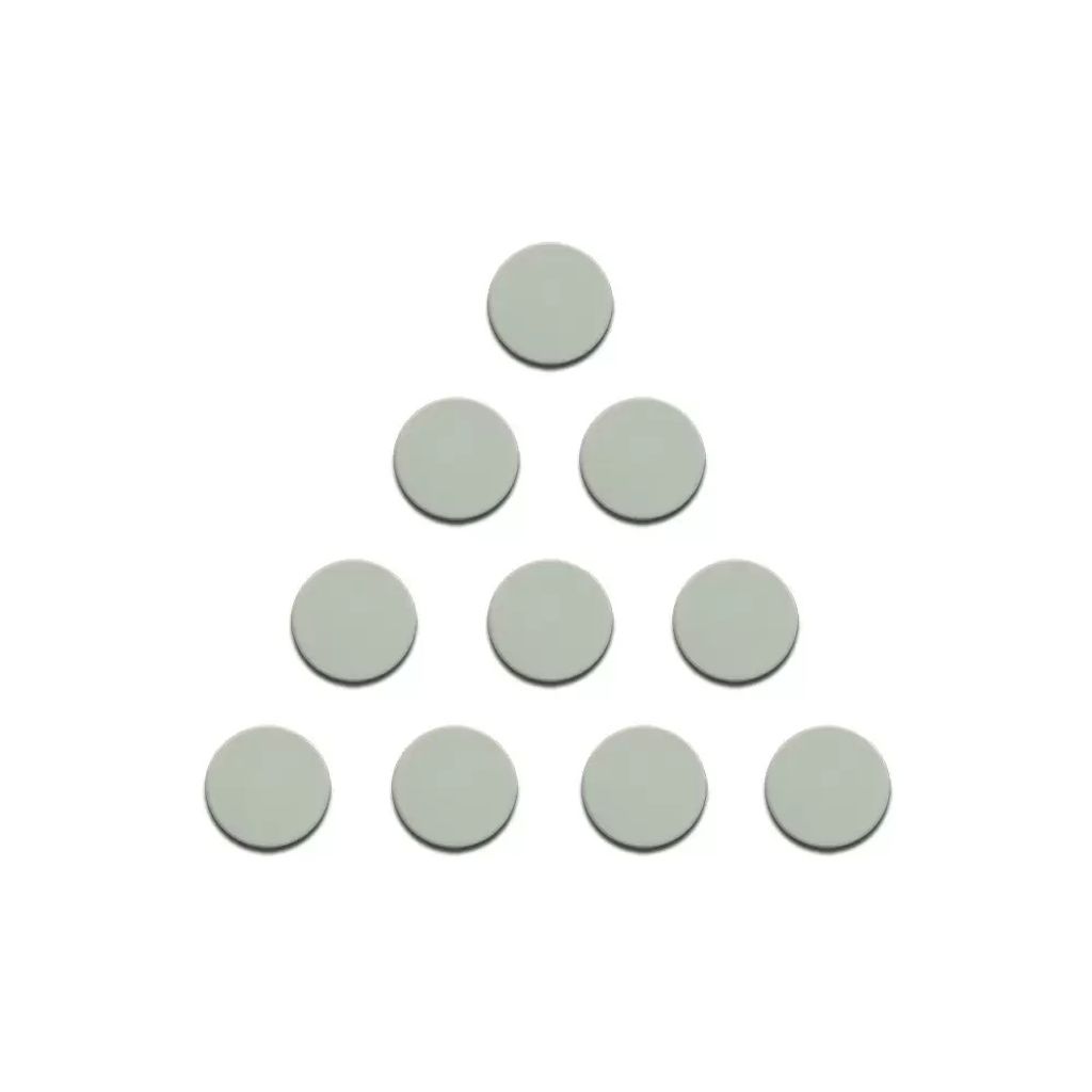 Magnete 20mm 10 Stück Weiß Produktbild 