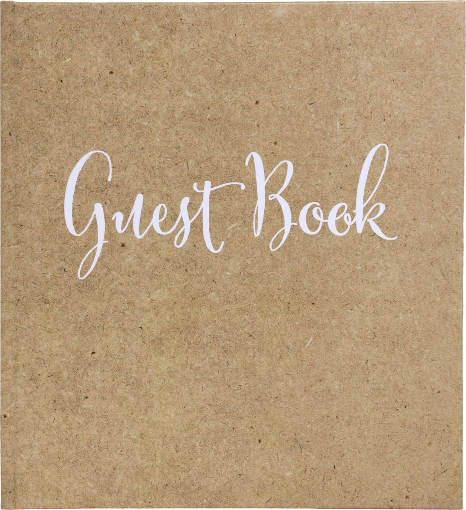 Exacompta Gästebuch 140S gold 21x19 Englisch kraft - Kraft braun - 47236Z