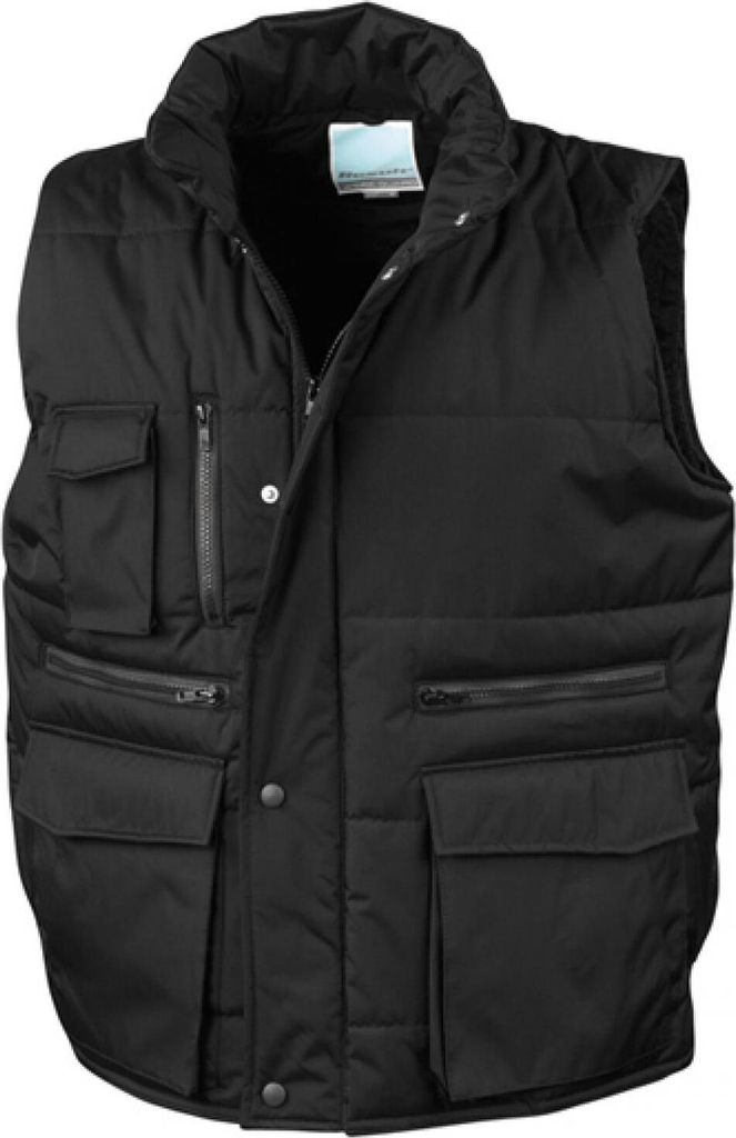 Result WORK-GUARD R127X | Workguard Lance Bodywarmer - Farbe: Black - Größe: XXL