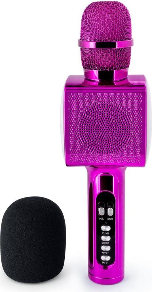 PARTY Light & Sound PARTYBTMIC2PK, Pink, 1 Stück(e) Produktbild 