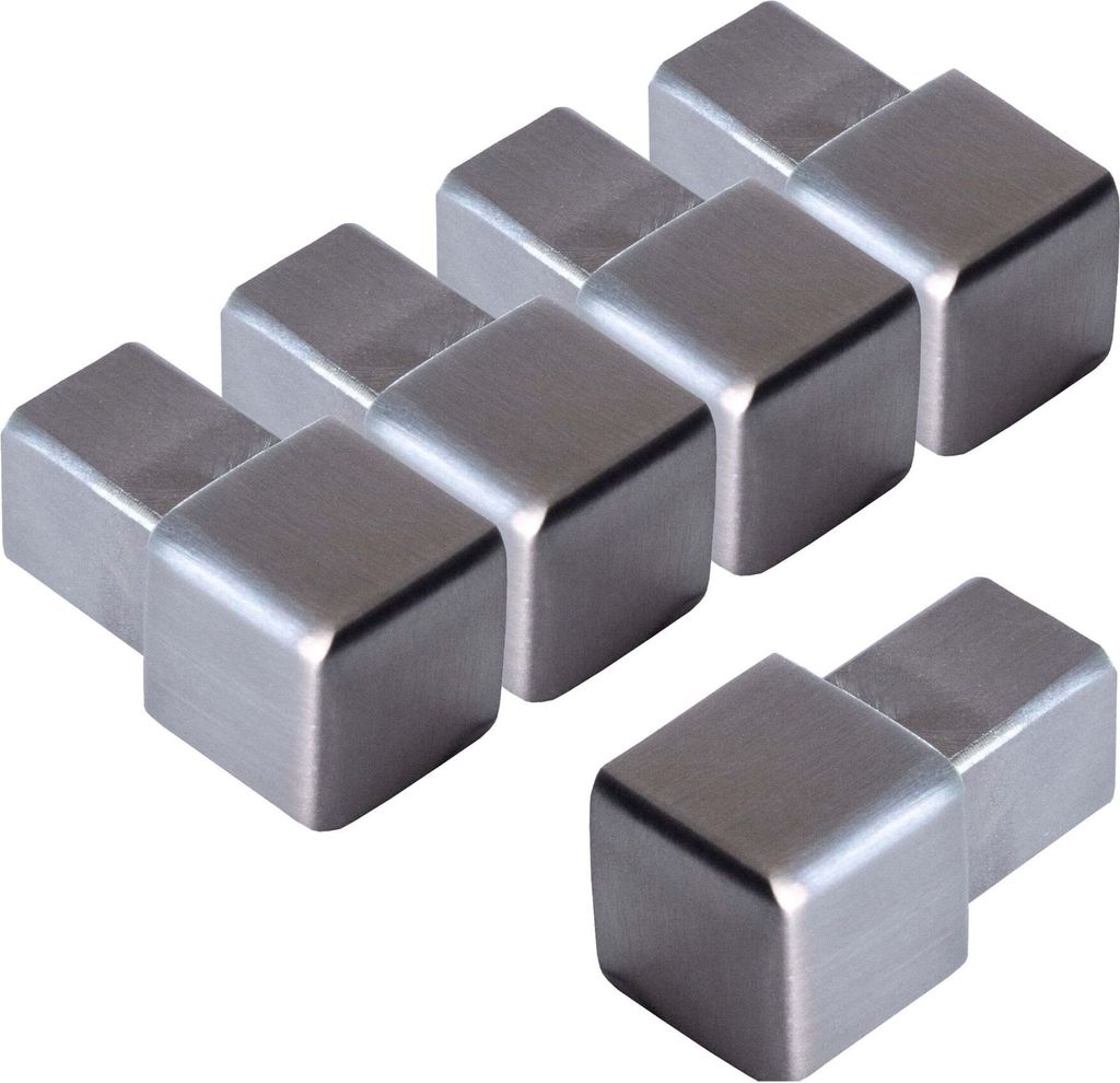 Dalsys 5x Endstück für Fliesenschiene 10mm Quadratprofil Produktbild 
