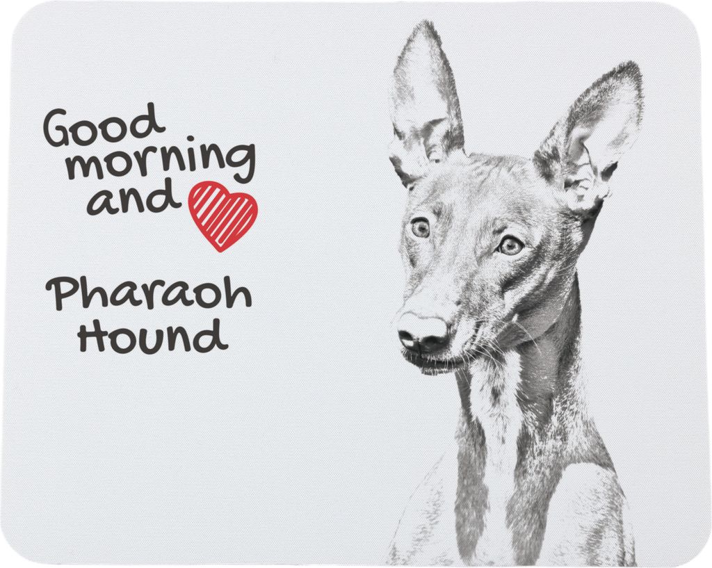Pharaonenhund, Pharaoh Hound, Kelb tal-Fenek - Mauspad mit Druck, personalisiertes Mauspad mit Hund, einzigartiges Gadget für Büroangestellte von...