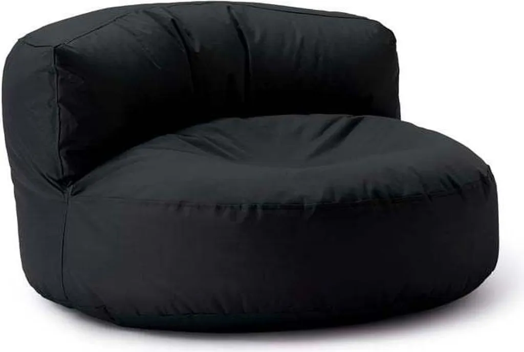 Pouf de Relaxation 320L Noir - Idéal pour Gaming et Détente en Extérieur