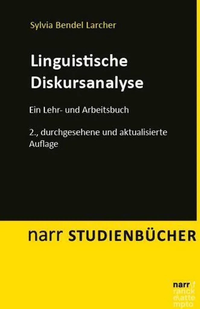 Livre de linguistique allemande : manuel complet de Diskursanalyse