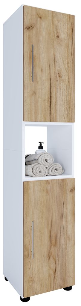 Badmöbel Badschrank Hochschrank Flandu Produktbild 