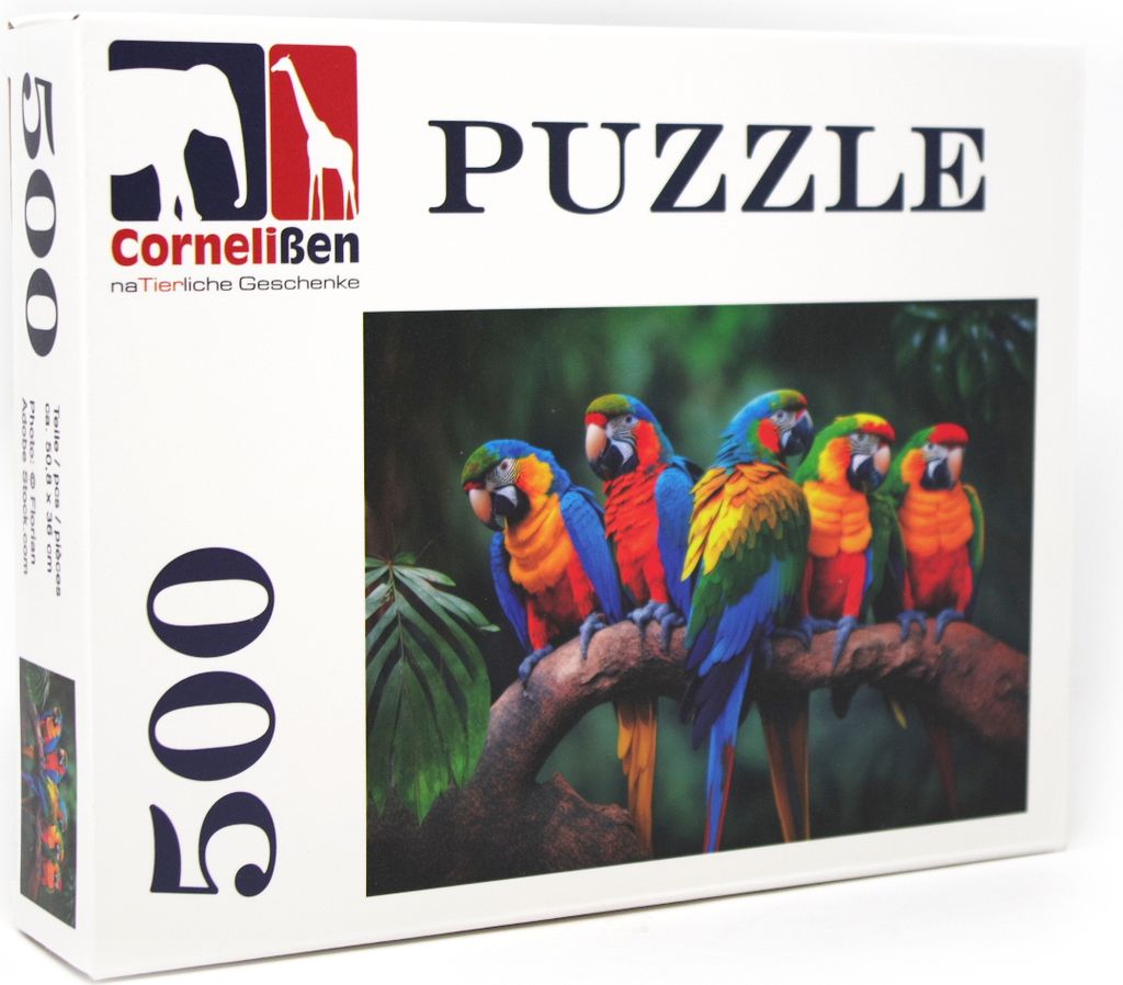 Puzzle Papageien 500 Teile