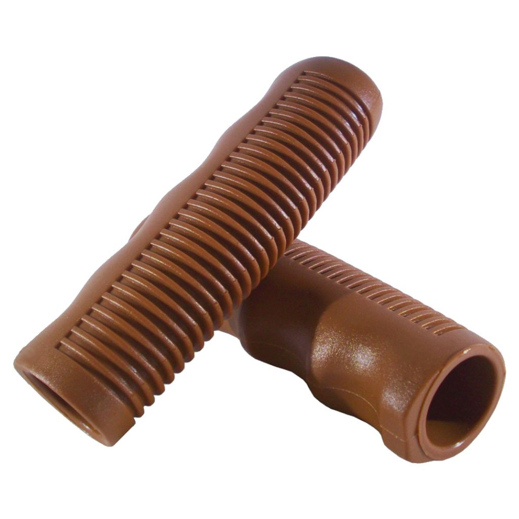 fahrrad lenkergriffe 22 mm 110 mm braun griffe gummi grip fixie griffgummis paar