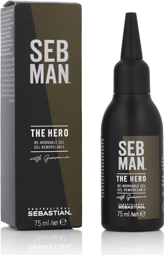 Gel Sebastian Seb Man The Hero 75ml - Styling 24h Rimodellabile