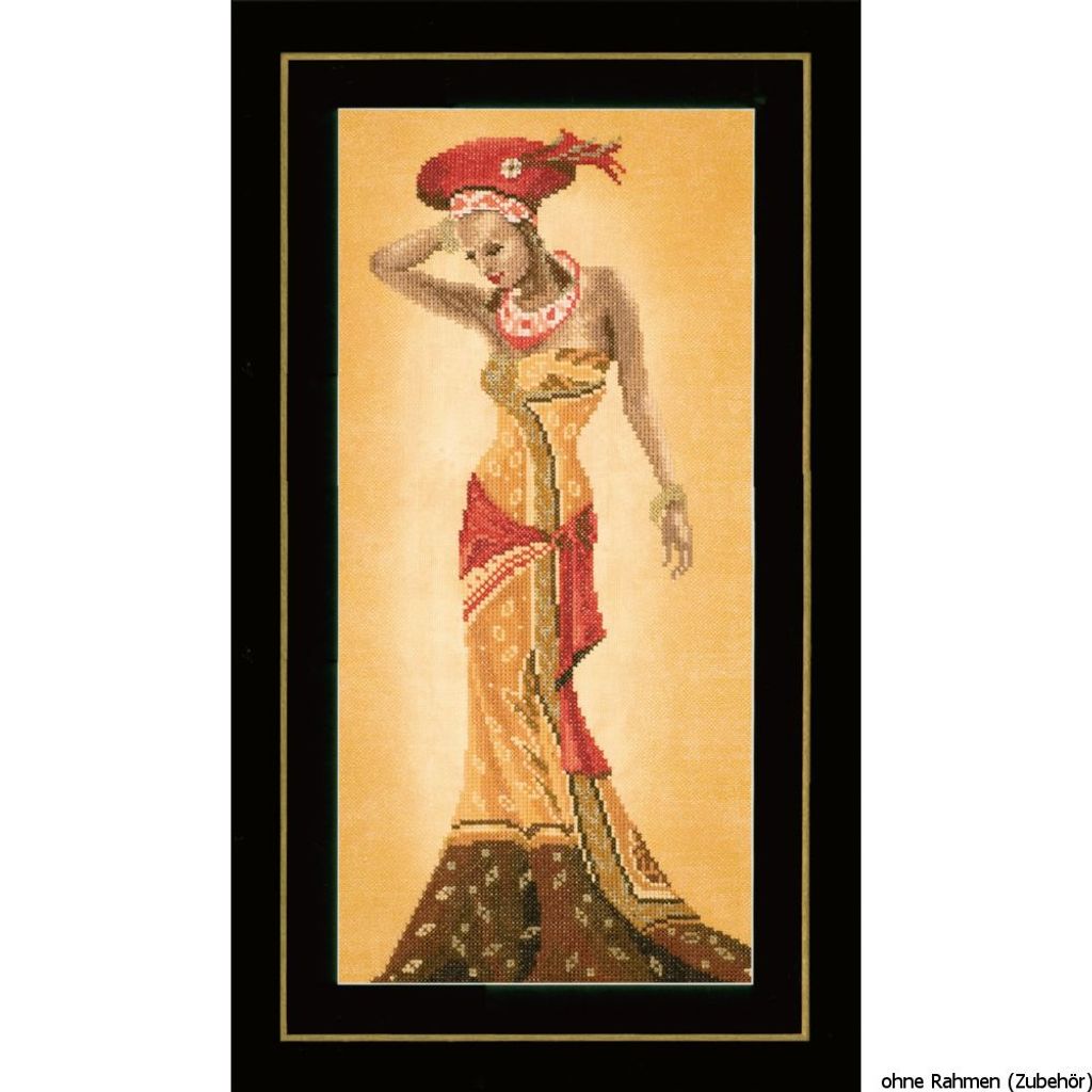Lanarte PN-0008097 Afrikanische Mode II Kreuzstichpackung