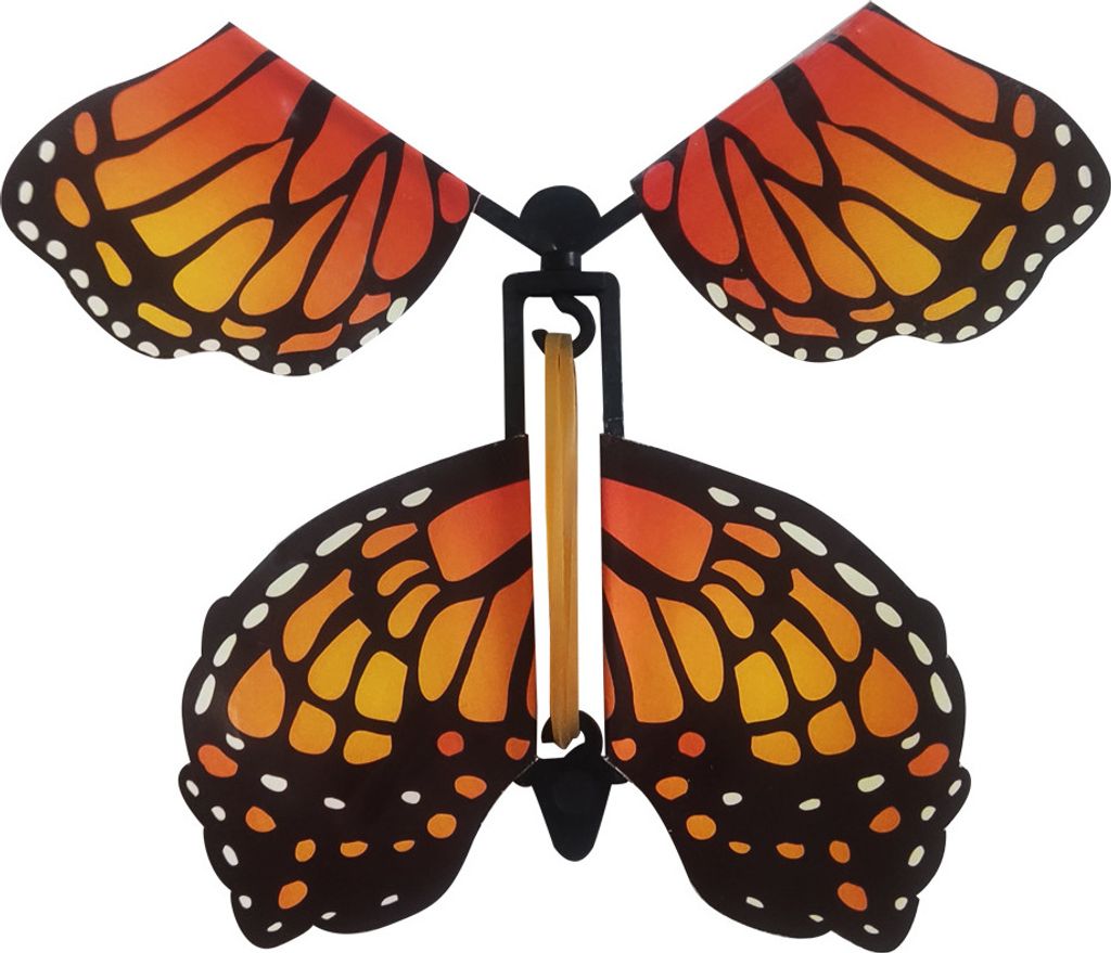 3 Stück Fliegende Schmetterlinge,Magische Flying Schmetterlingen Spielzeug Kinder Geburtstag überraschung Geschenk,Gummibänder Fliegender Schmet...