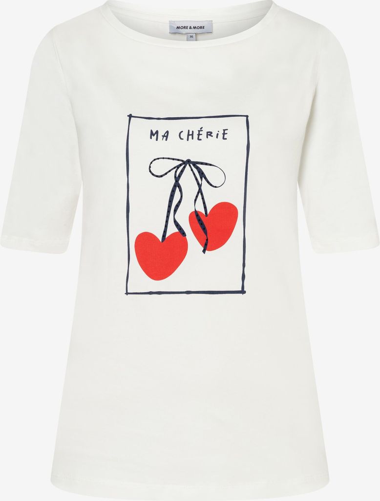 MORE & MORE Shirt with ""Cherry 0041 off white 44