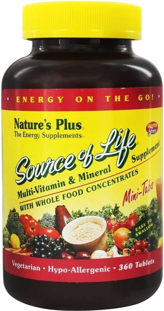 Natures Plus Source of Life – 360 Mini-Tabs Produktbild 