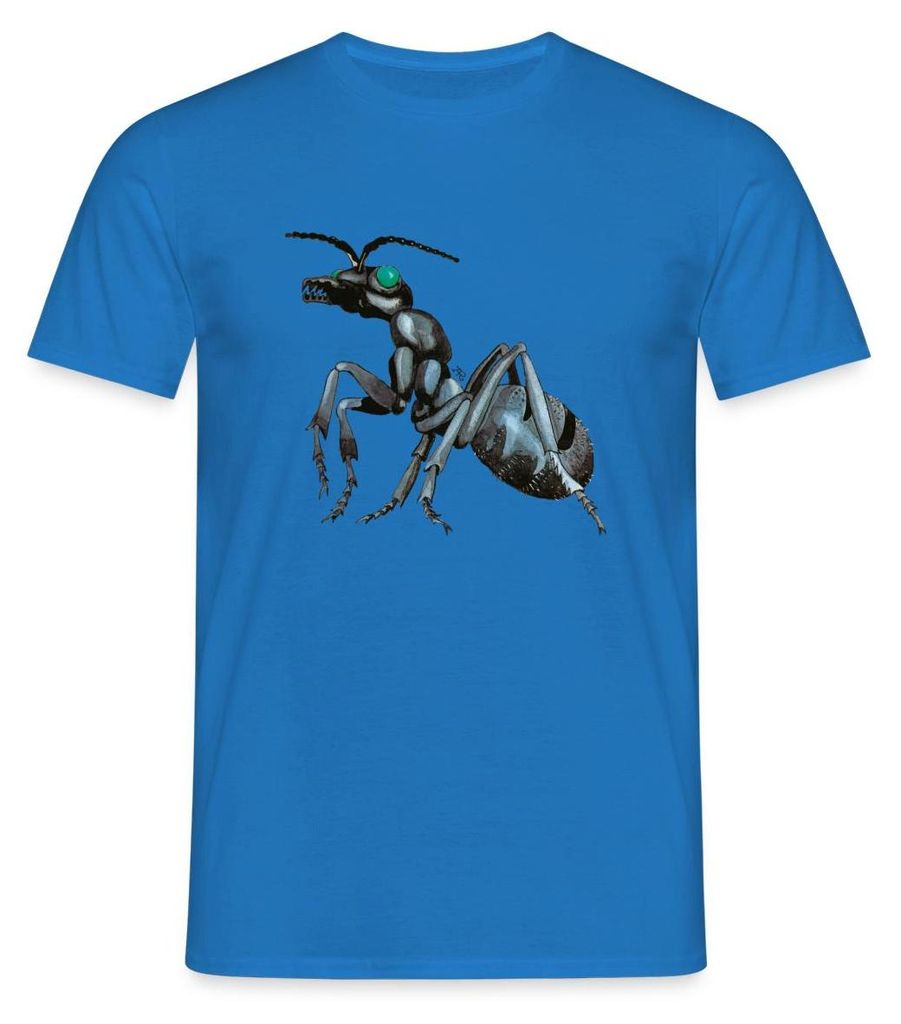 Spreadshirt Die Drei Fragezeichen Und Der Ameisenmensch Männer T-Shirt, S, Royalblau