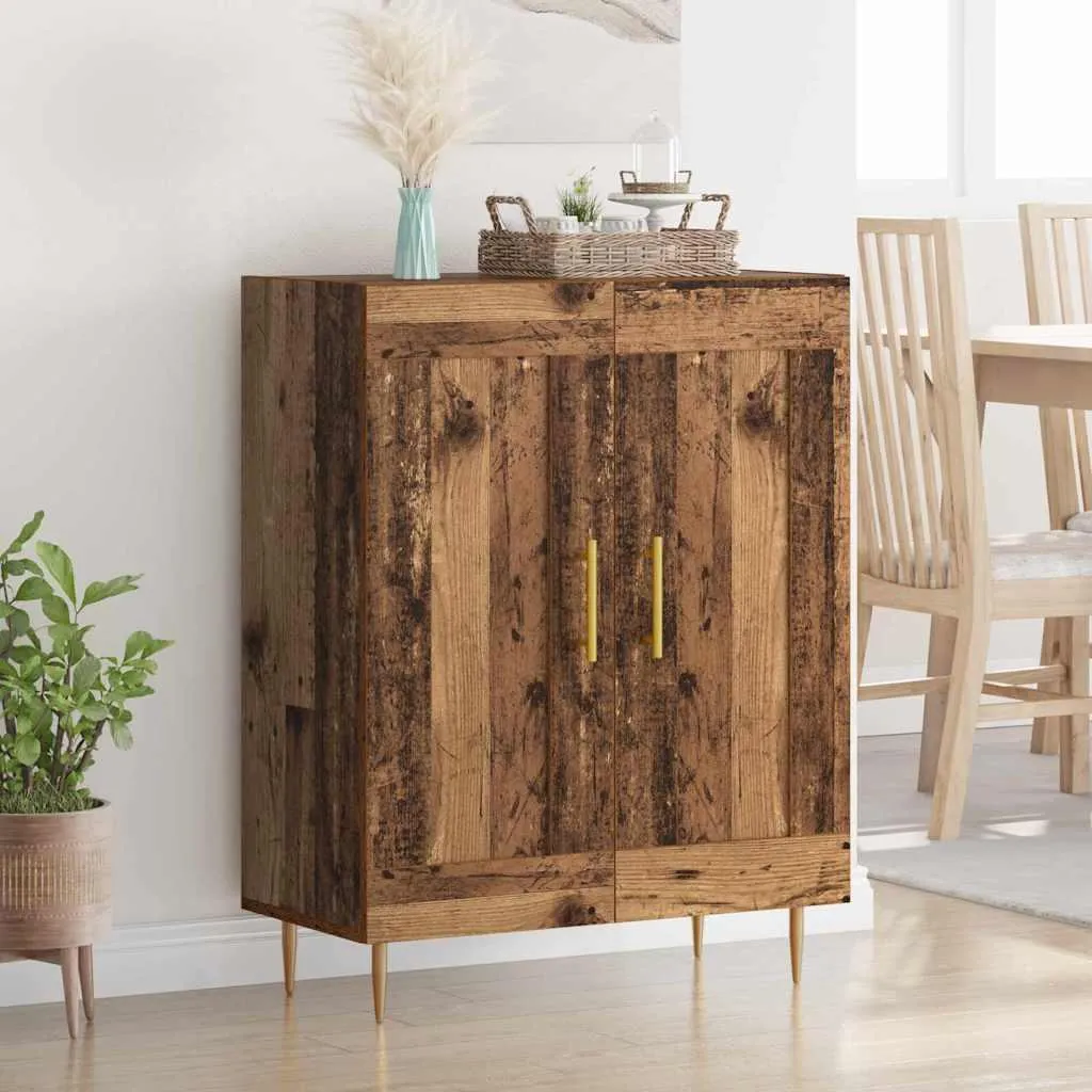 Mobile Buffet Eco-Friendly Legno di Recupero 70cm | Arredo Sostenibile - 3