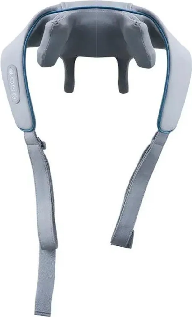 Appareil de massage chauffant nuque, 8 nœuds rotatifs et tissus profonds, Gris