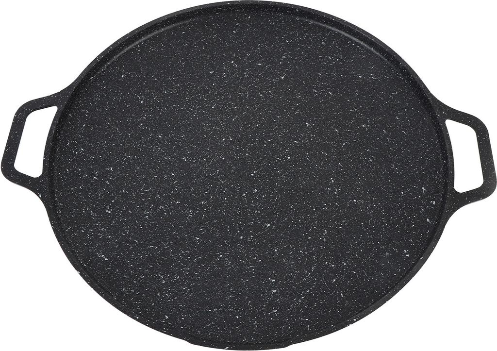 Grillpfanne Maifan Stein Aluminiumlegierung Anti-Stick Herdplatte Griddle-Pfanne für Camping BBQ 39,5cm Typ 1