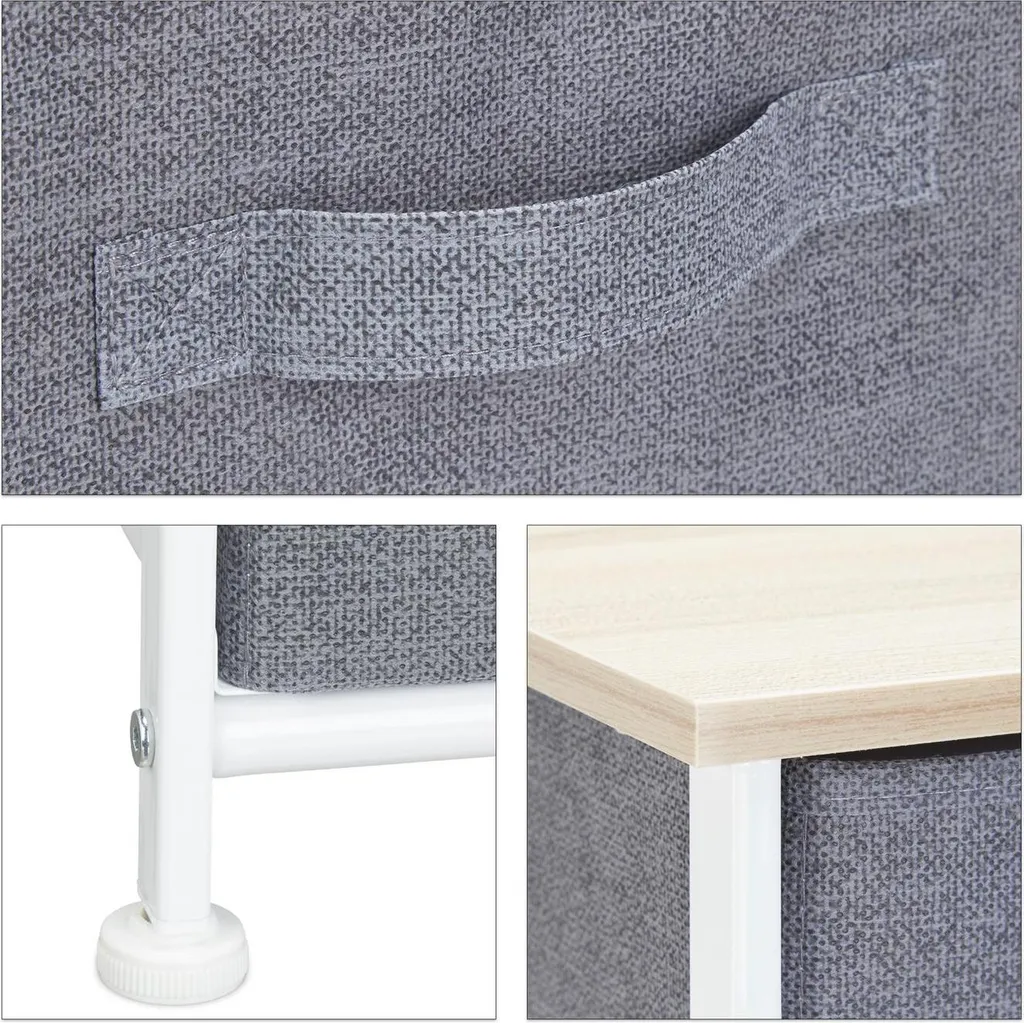 Système d'étagères modulables différentes versions gris anthracite - 8