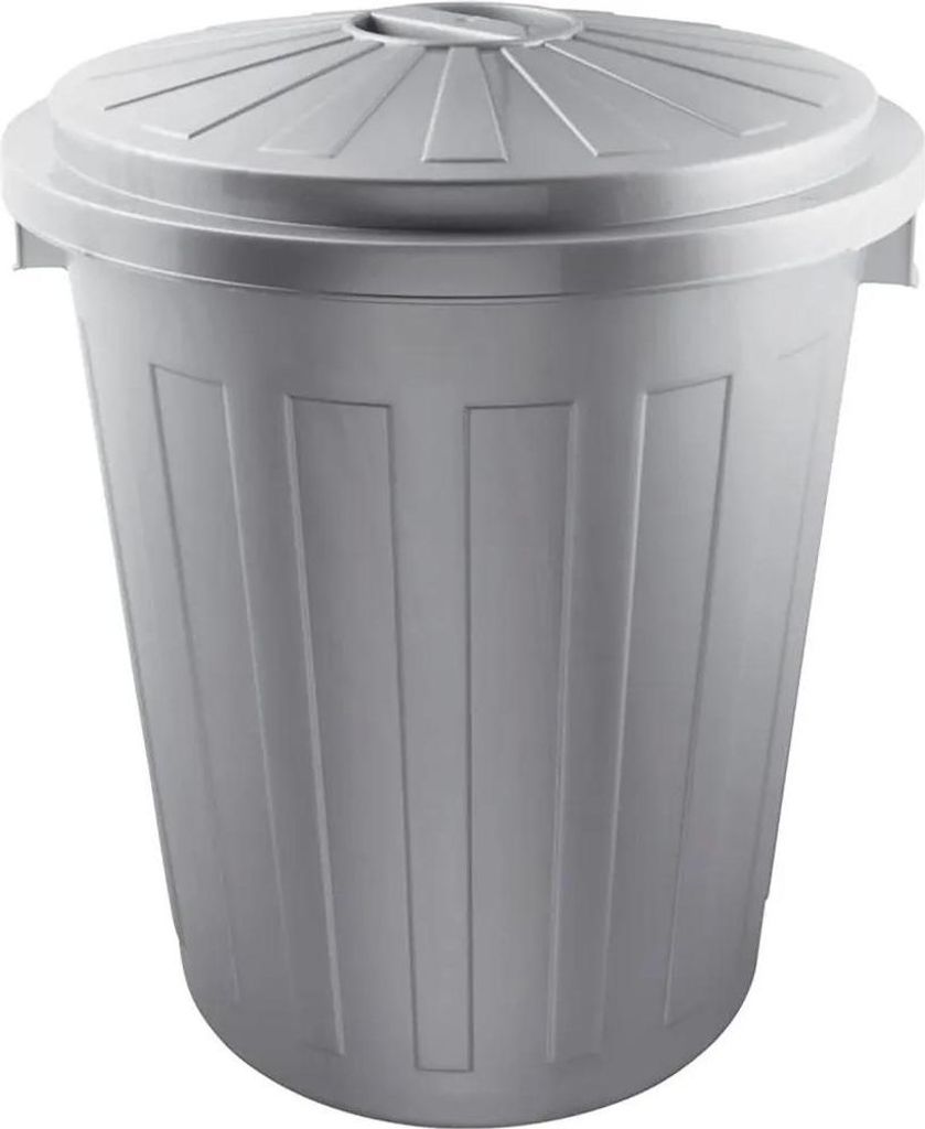 Atkritumu tvertne Mats 50L Maxi O50x55cm sudraba krasa Image du produit 