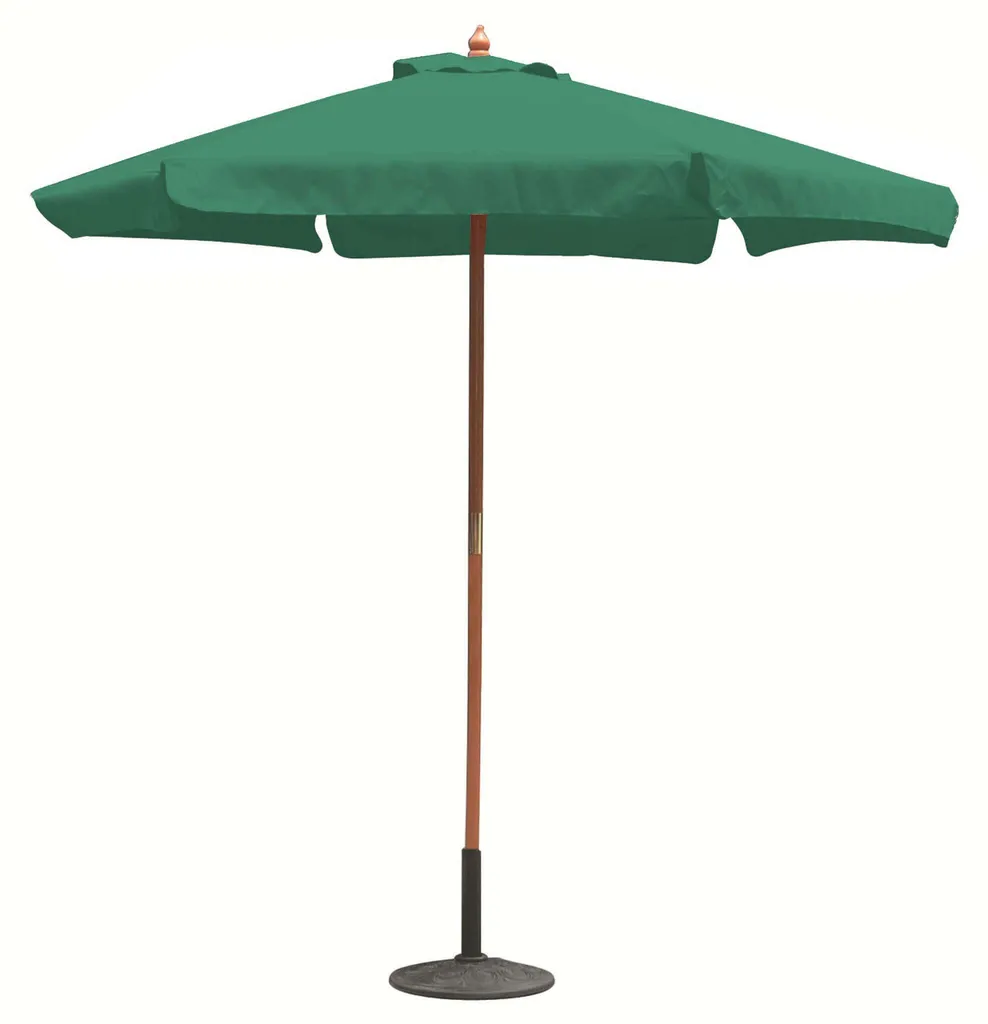 Parasol de jardin pour table 3 m, ombrage frais avec mât central Apus