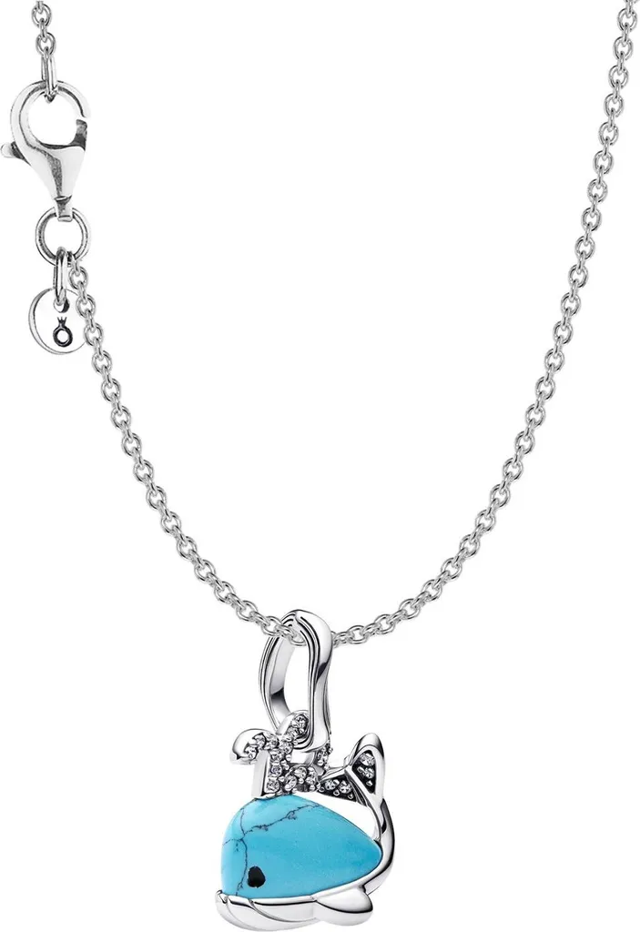 Collier Argent 925 Baleine Pandora 28907 Bijou Anti-Ternissement Femme