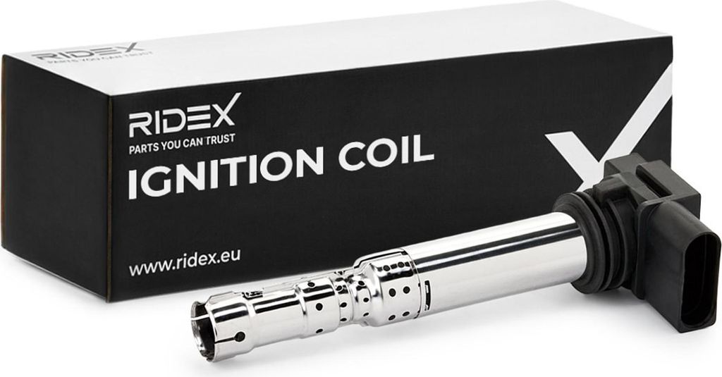 RIDEX 689C0235 Zündspule 12V für VW PASSAT Variant (3B6) Touareg (7LA, 7L6, 7L7) PASSAT (3B3) Phaeton (3D1, 3D2, 3D3, 3D4, 3D6, 3D7, 3D8, 3D9)