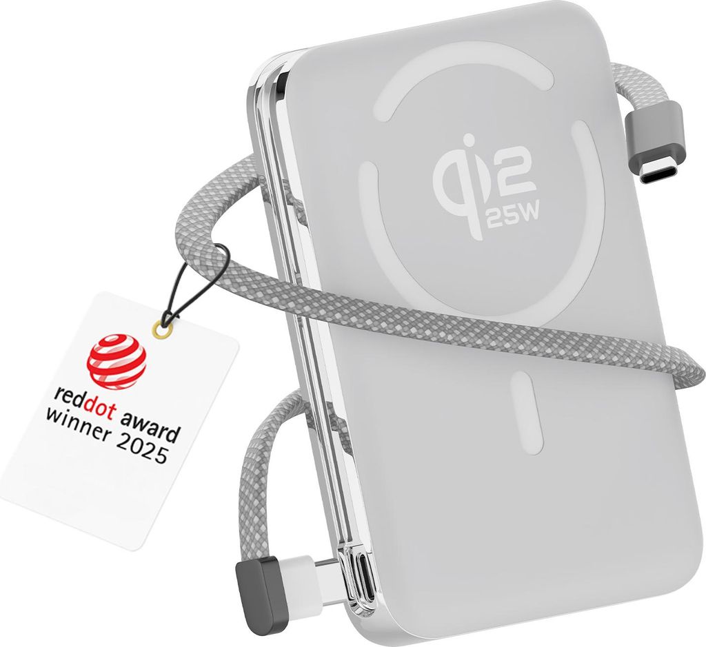 Magnetische Powerbank Qi2.2 25W 10KmAh MagSafe Ladegerät für iPhone