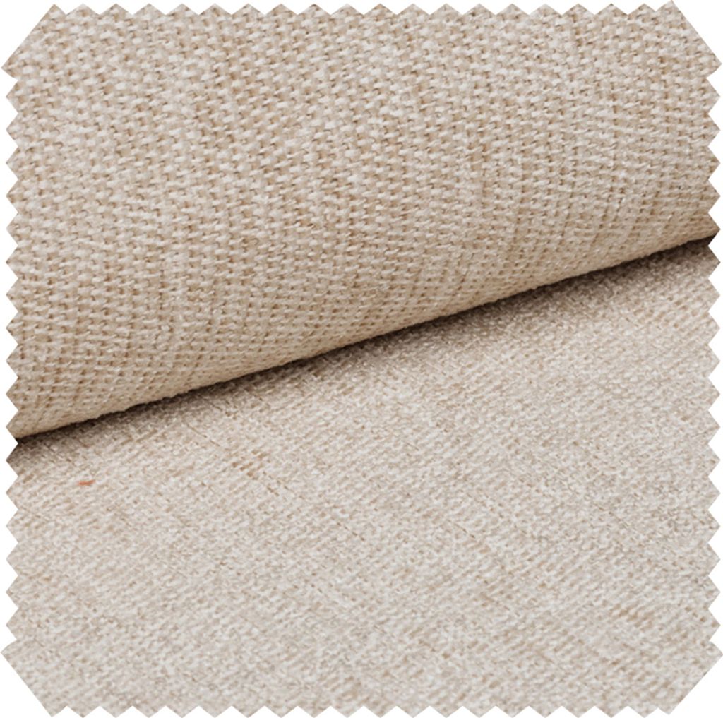 novely TORINO - UV-Beständiger Möbelstoff - Melierter Polsterstoff mit Lotus-Effek - Pflegeleichte Meterware 1lfm - Farbe: 01 Beige