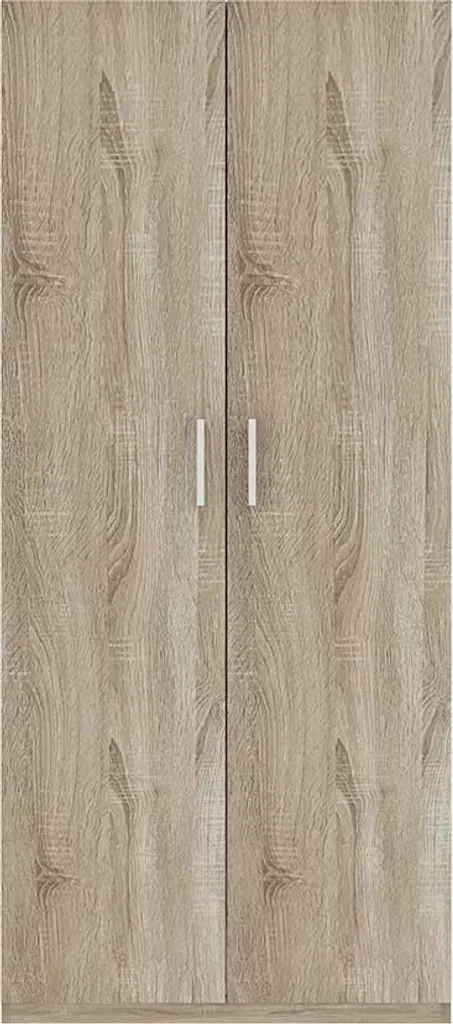 Penderie lingère Mike Sonoma 180cm de hauteur pour chambre ou bureau