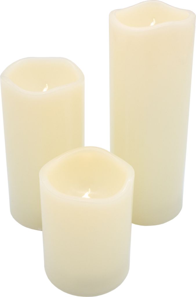 1.09 Sada venkovních LED svíček s časovačem - sada 3 LED Obrázek produktu 1