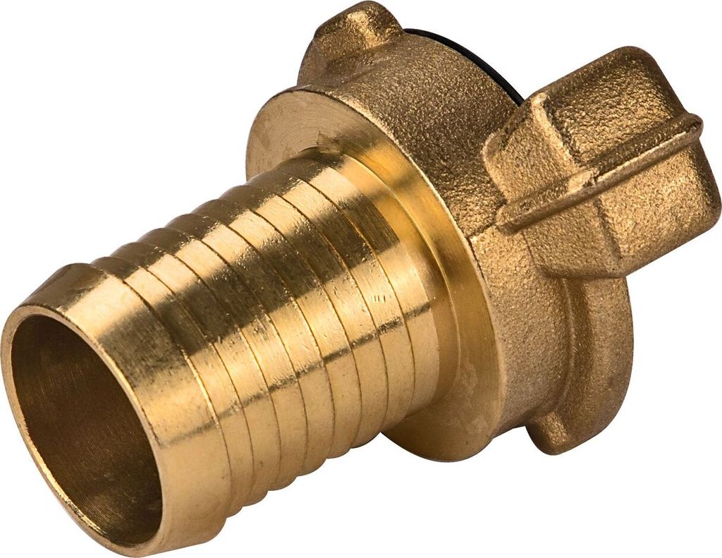 Messing Schlauchstück 1 Zoll 25mm mit GK-Kupplung Produktbild 