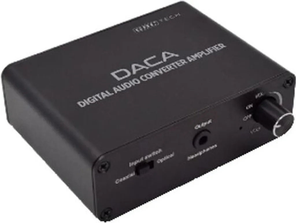 Adaptateur Audio Optique vers RCA Diac Plus pour TV et Casque Hi-Fi Noir