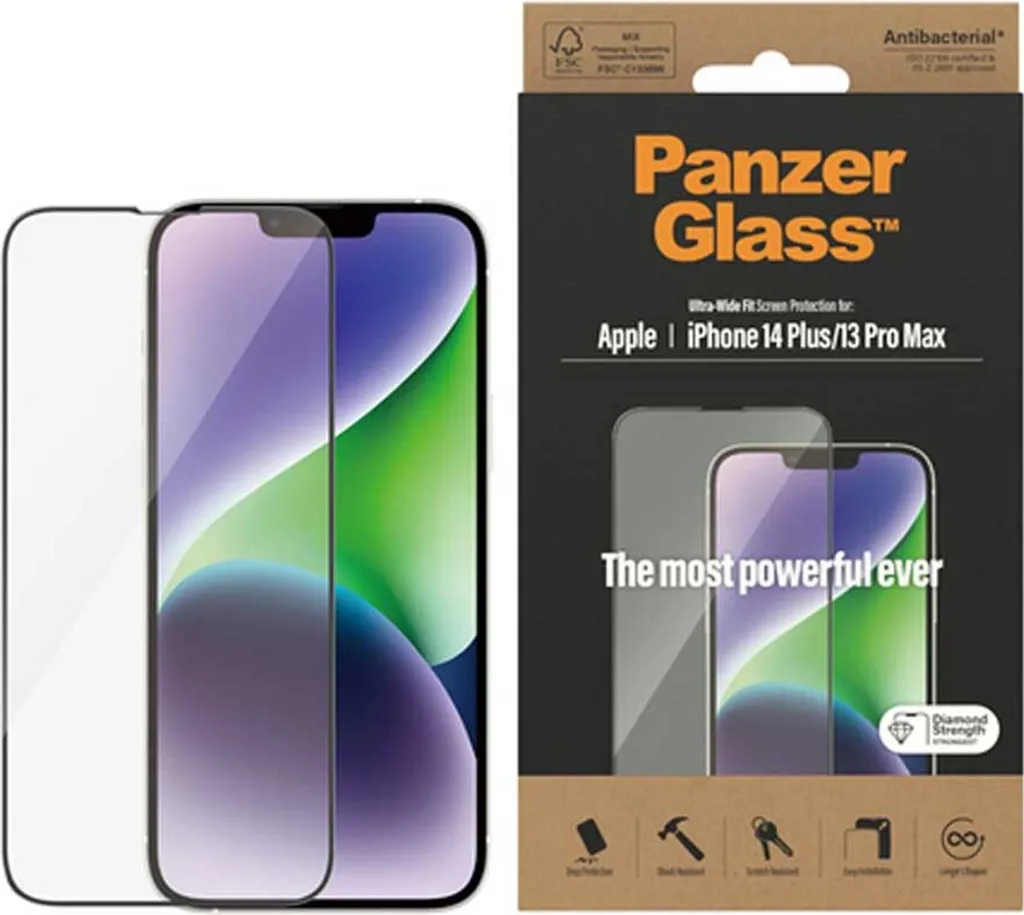 Panzerglass iPhone 13 Pro Max / 14 Plus - Vetro Gaming Ultra-Wide