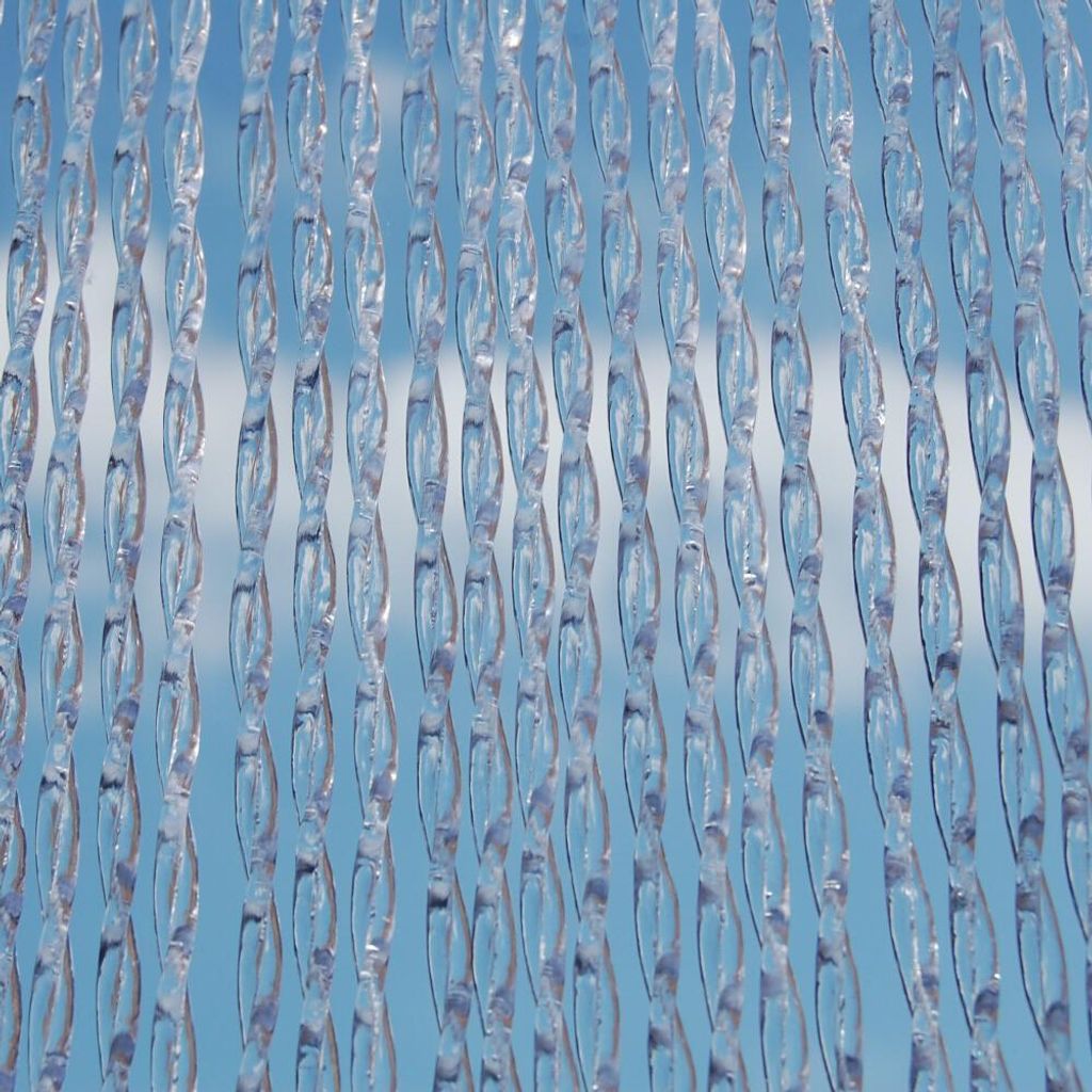 Türvorhang "Albi 2" 90 x 210 cm transparent/weiß Produktbild 