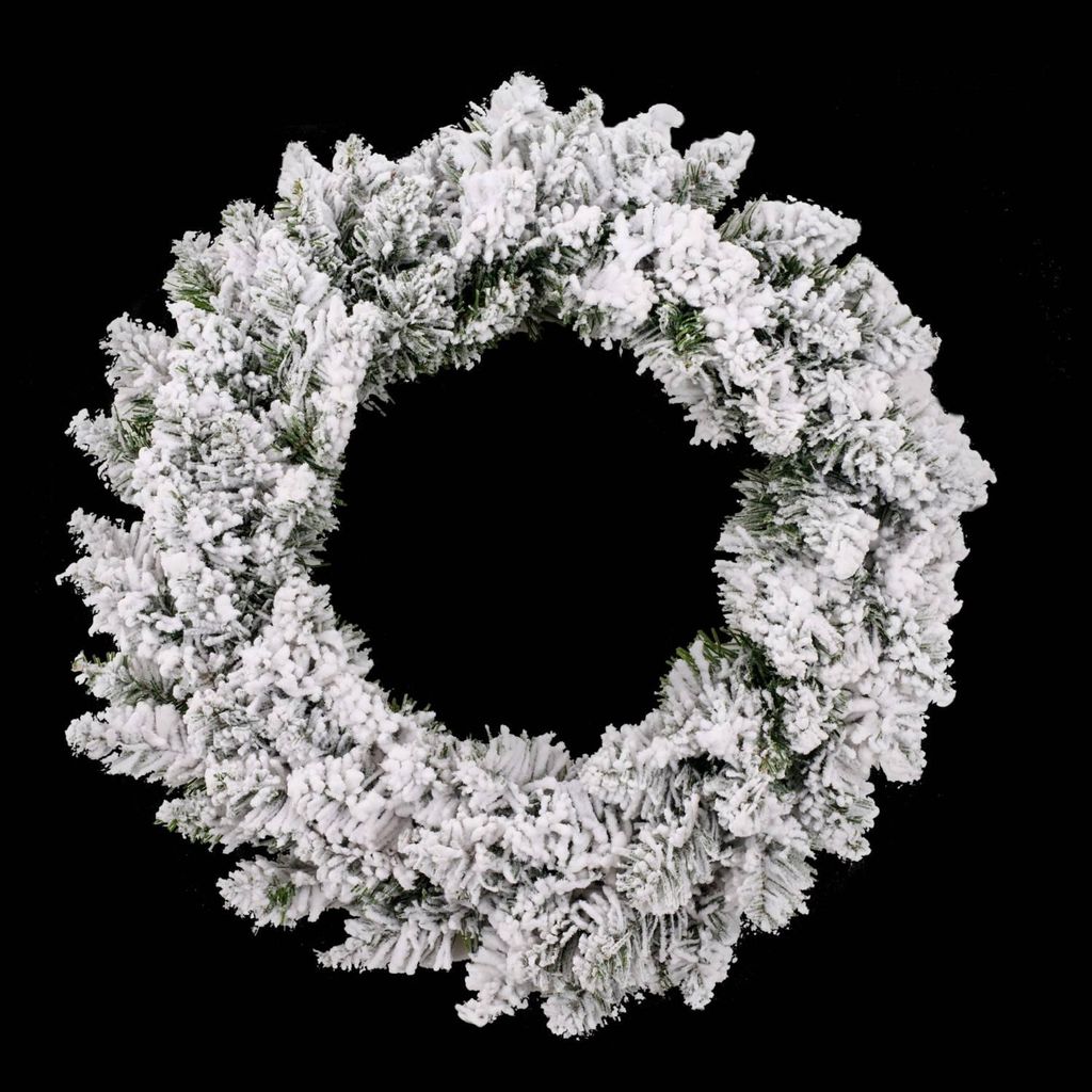 Adventskranz Schneeweiß, 40 cm Produktbild 