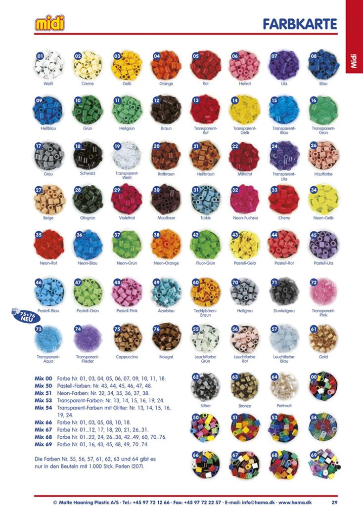 Hama zažehlovací korálky midi modré v sáčku 5,0 mm 1.000 Obrázek produktu 3