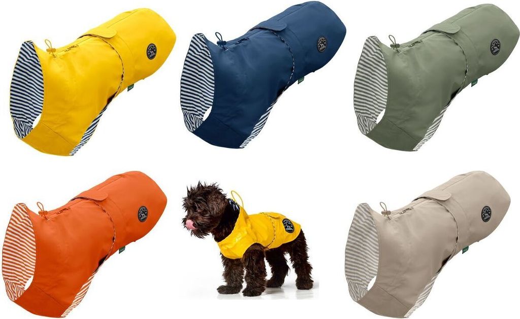 Hunter Hunde-Regenmantel Milford, Größe:35 cm, Farbe:gelb Produktbild 1