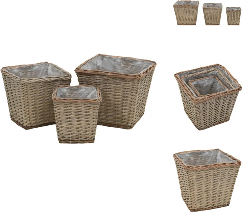 Lit surélevé pour plantes et herbes aromatiques en osier PE pour terrasse